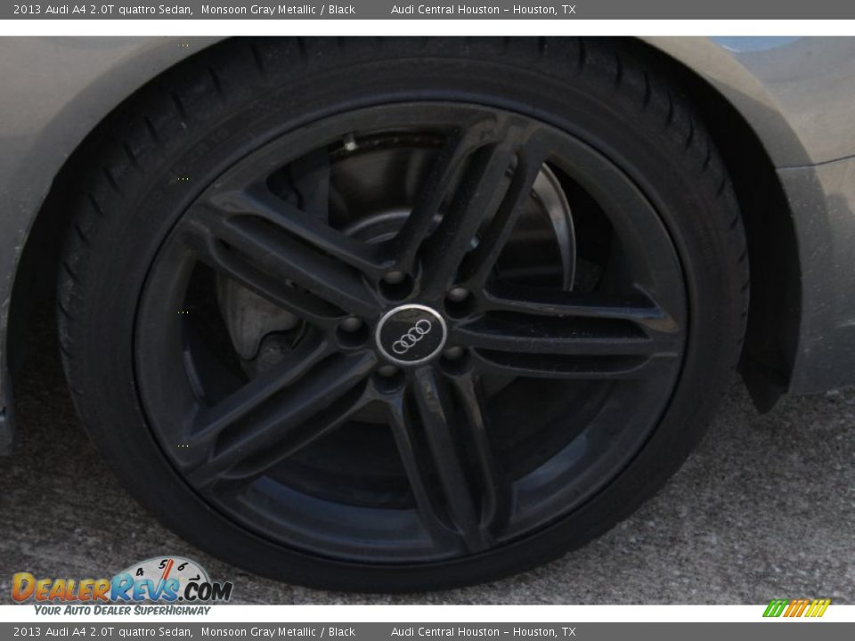 2013 Audi A4 2.0T quattro Sedan Monsoon Gray Metallic / Black Photo #12