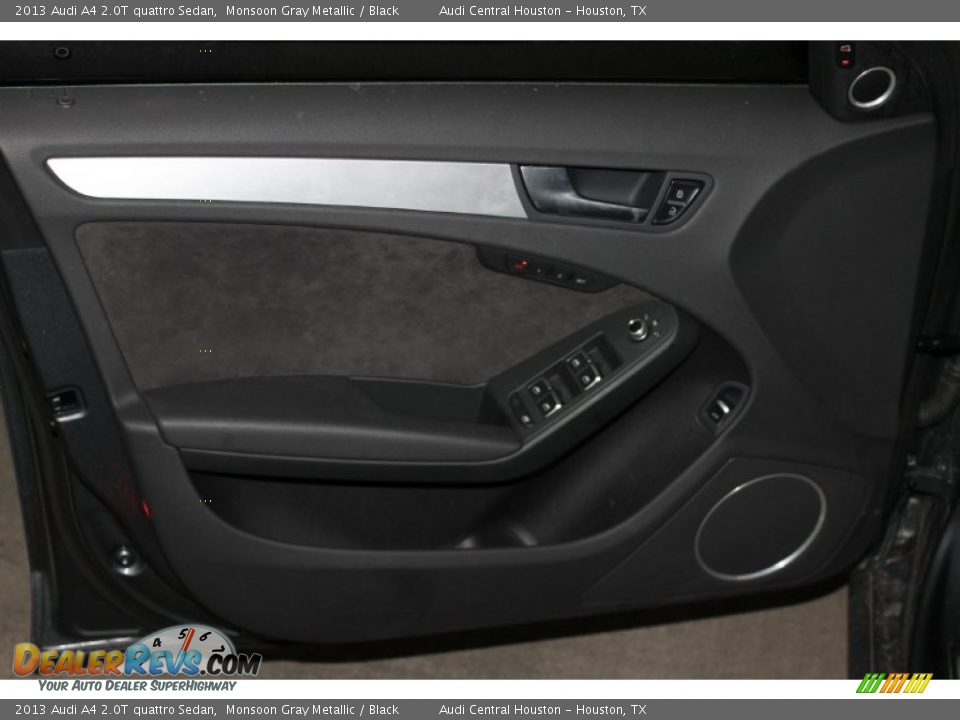 2013 Audi A4 2.0T quattro Sedan Monsoon Gray Metallic / Black Photo #13