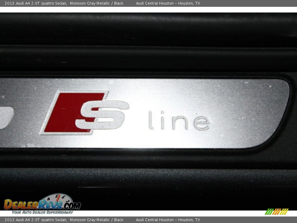 2013 Audi A4 2.0T quattro Sedan Monsoon Gray Metallic / Black Photo #14