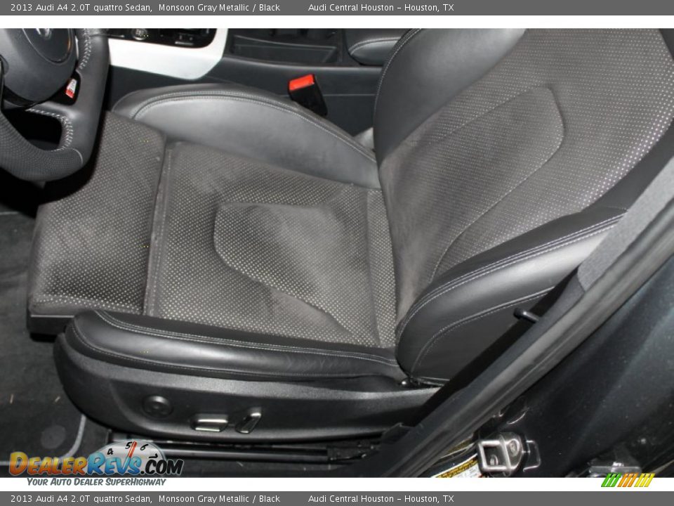 2013 Audi A4 2.0T quattro Sedan Monsoon Gray Metallic / Black Photo #16