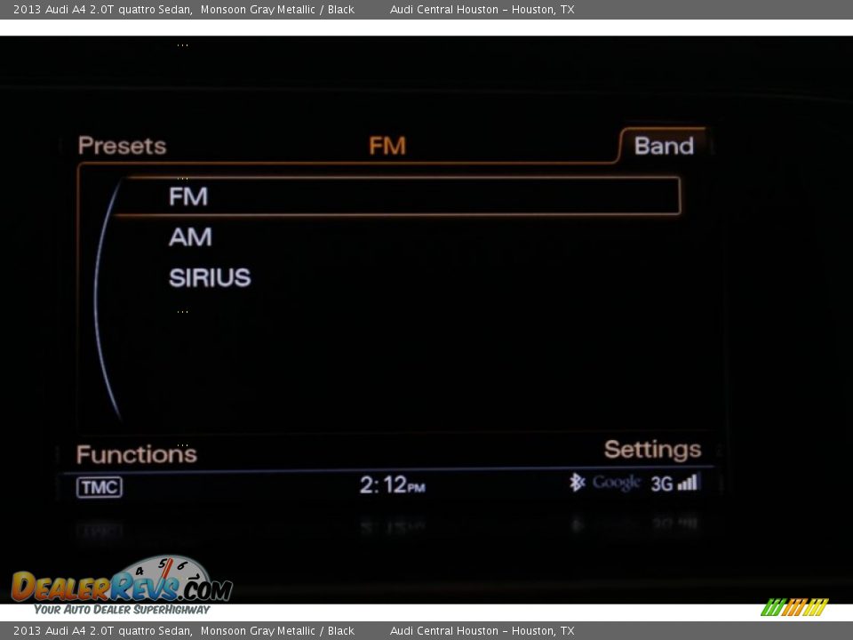 2013 Audi A4 2.0T quattro Sedan Monsoon Gray Metallic / Black Photo #23