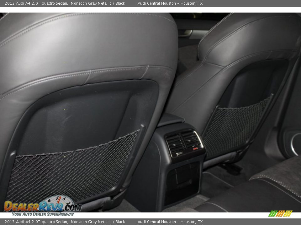 2013 Audi A4 2.0T quattro Sedan Monsoon Gray Metallic / Black Photo #32