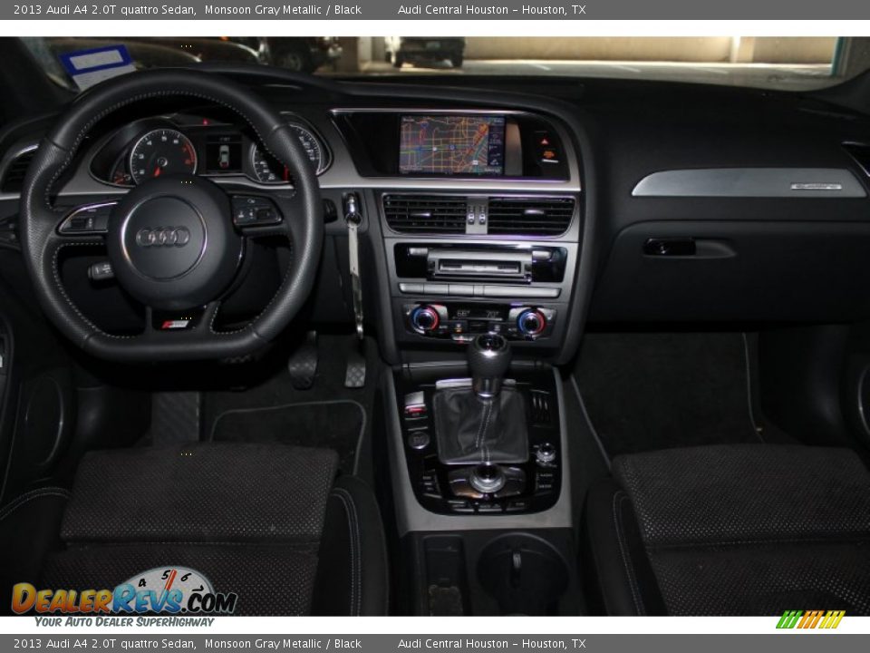 2013 Audi A4 2.0T quattro Sedan Monsoon Gray Metallic / Black Photo #33