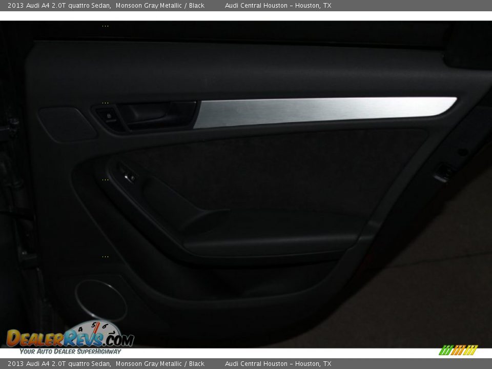 2013 Audi A4 2.0T quattro Sedan Monsoon Gray Metallic / Black Photo #35