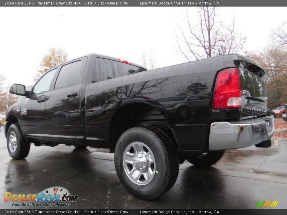2014 Ram 2500 Tradesman Crew Cab 4x4 Black / Black/Diesel Gray Photo #2