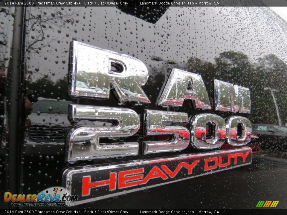2014 Ram 2500 Tradesman Crew Cab 4x4 Black / Black/Diesel Gray Photo #6
