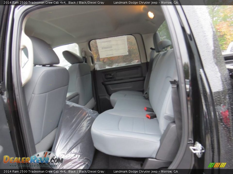 2014 Ram 2500 Tradesman Crew Cab 4x4 Black / Black/Diesel Gray Photo #8