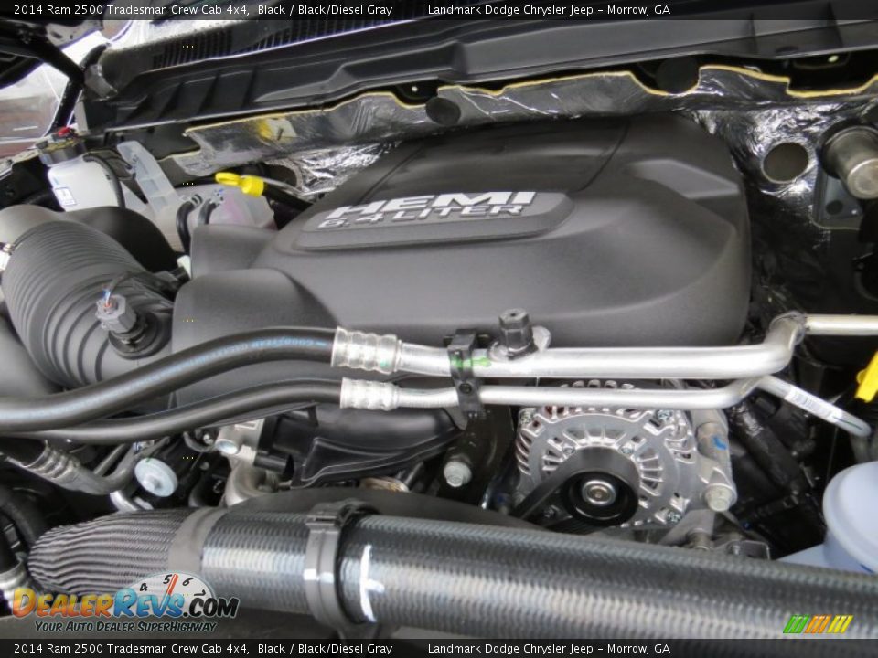 2014 Ram 2500 Tradesman Crew Cab 4x4 Black / Black/Diesel Gray Photo #10