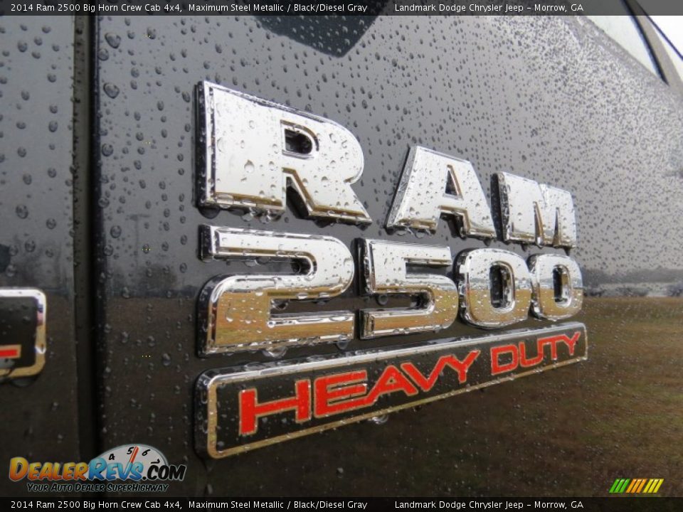 2014 Ram 2500 Big Horn Crew Cab 4x4 Maximum Steel Metallic / Black/Diesel Gray Photo #6