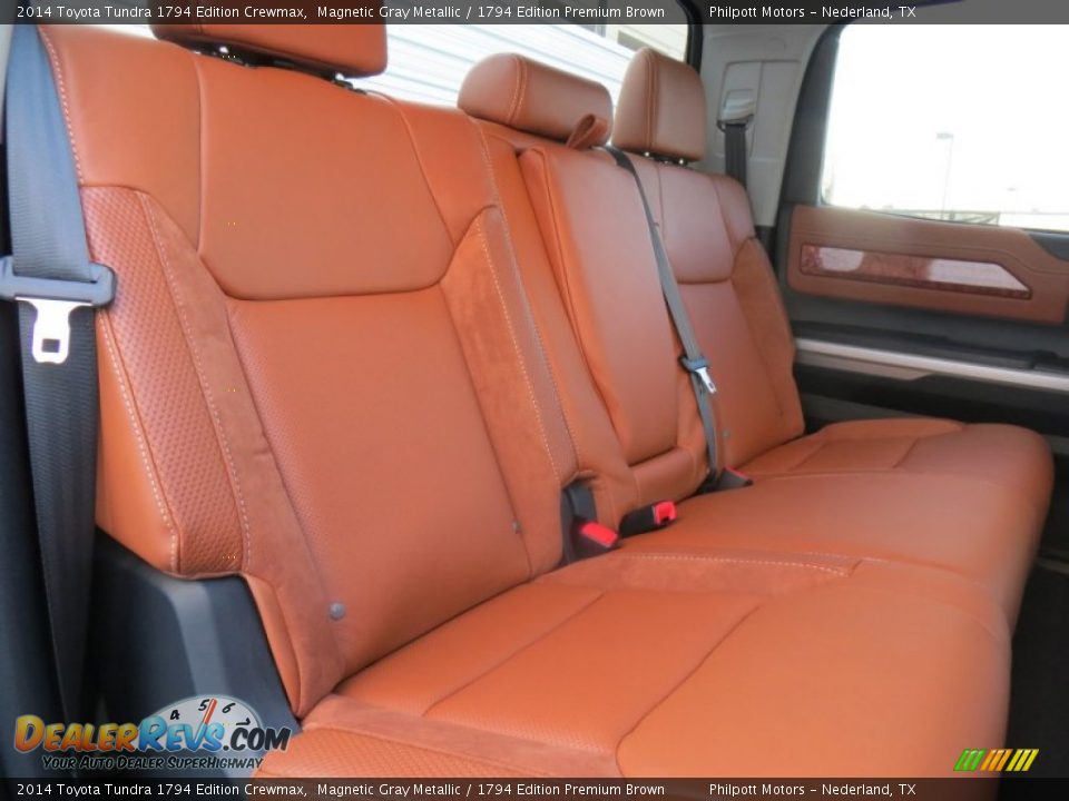 Rear Seat of 2014 Toyota Tundra 1794 Edition Crewmax Photo #20