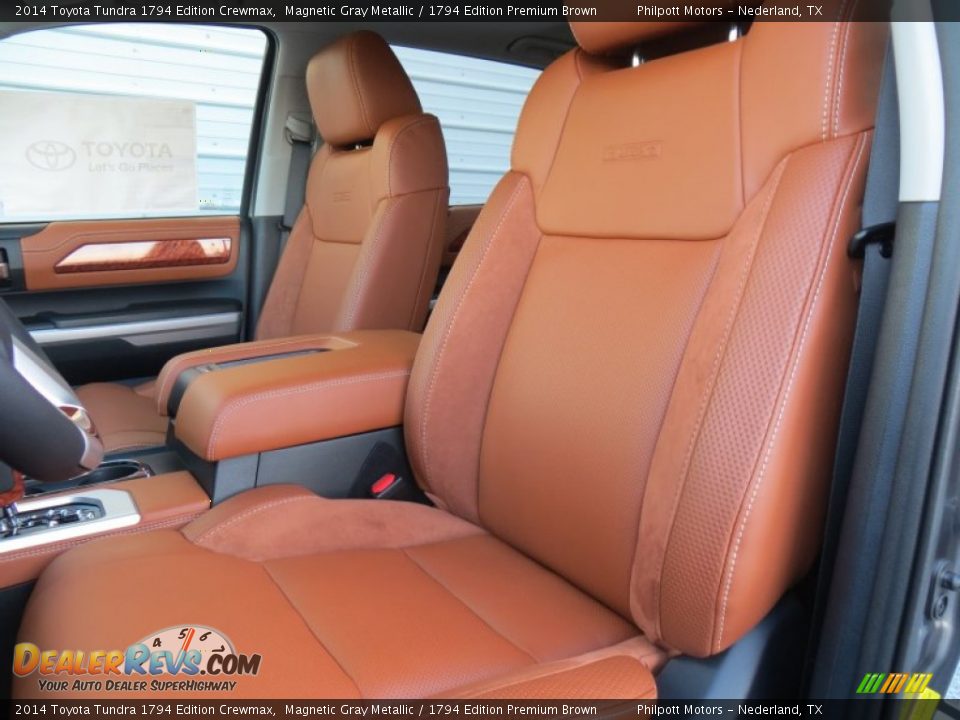 Front Seat of 2014 Toyota Tundra 1794 Edition Crewmax Photo #24