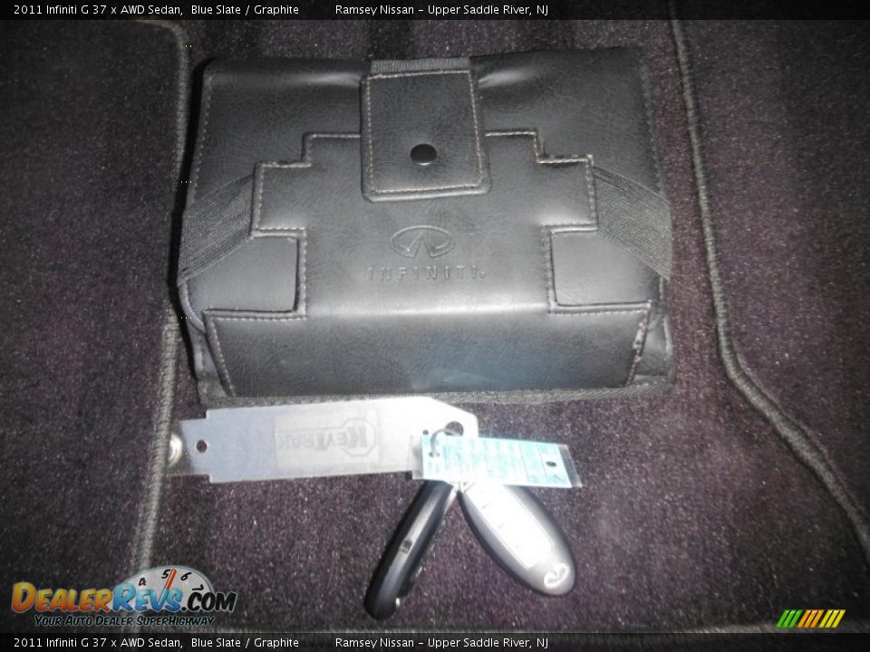 2011 Infiniti G 37 x AWD Sedan Blue Slate / Graphite Photo #7