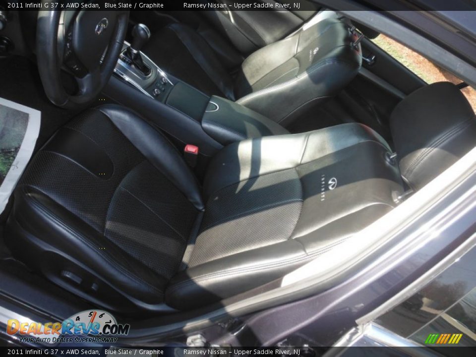 2011 Infiniti G 37 x AWD Sedan Blue Slate / Graphite Photo #16