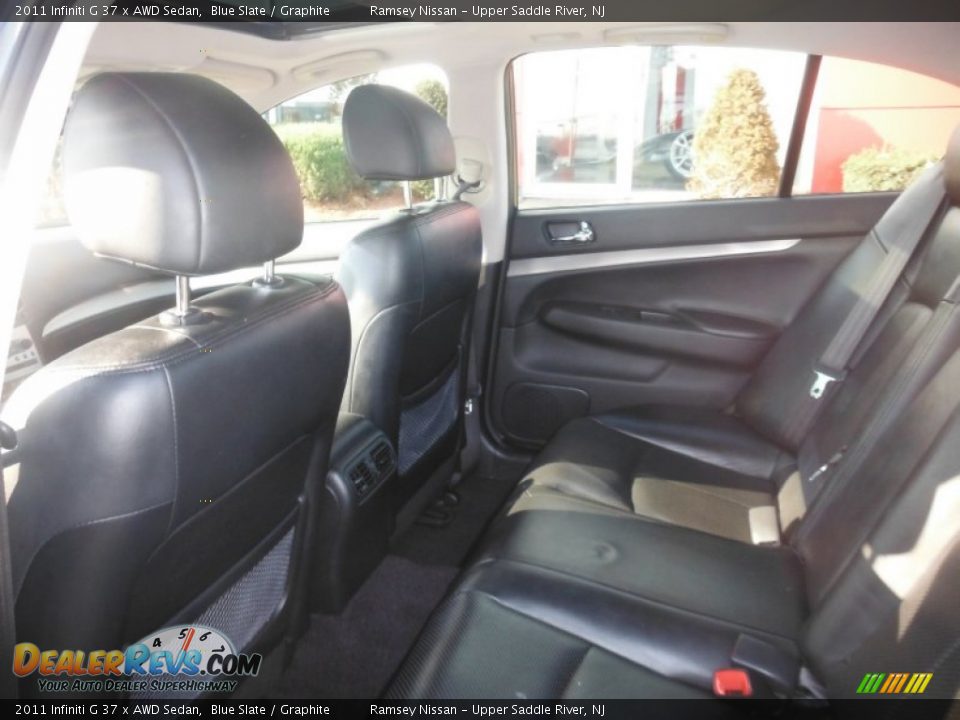 2011 Infiniti G 37 x AWD Sedan Blue Slate / Graphite Photo #17