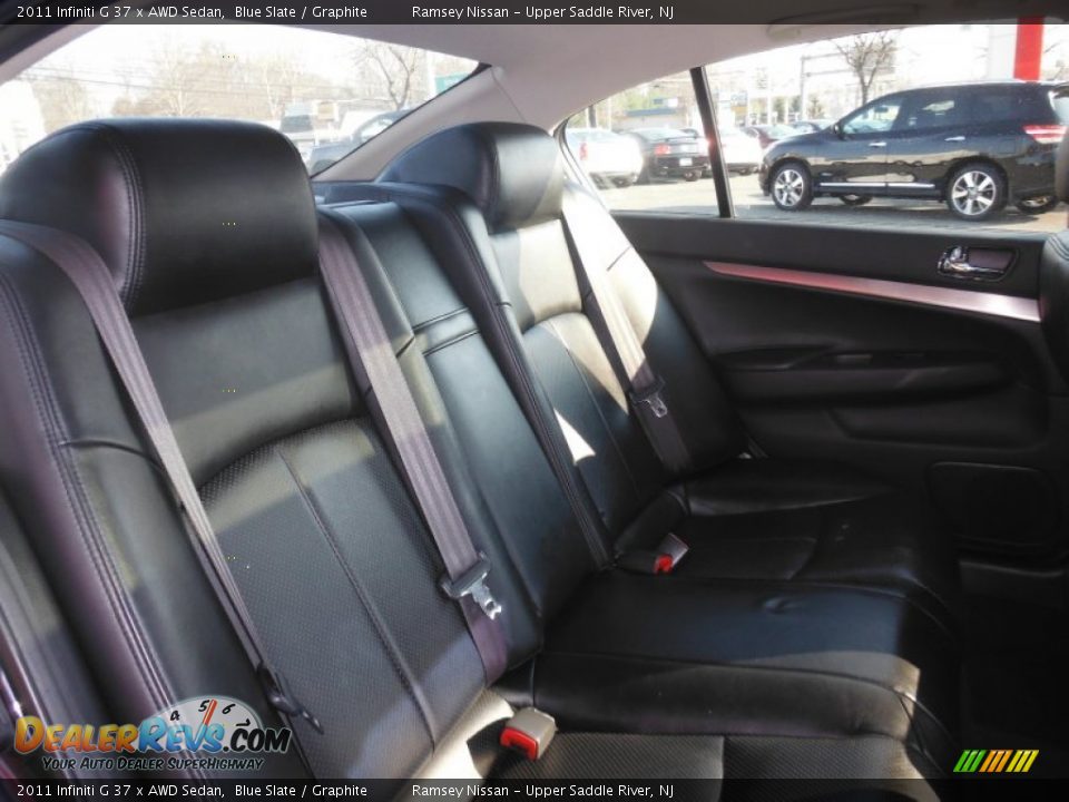 2011 Infiniti G 37 x AWD Sedan Blue Slate / Graphite Photo #18