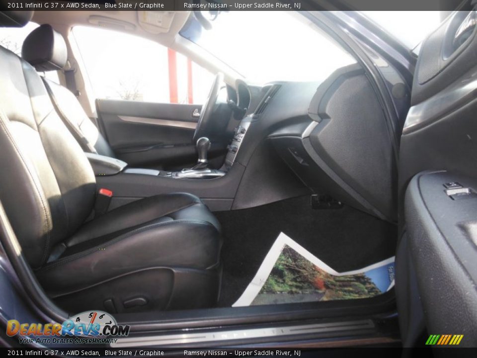 2011 Infiniti G 37 x AWD Sedan Blue Slate / Graphite Photo #19