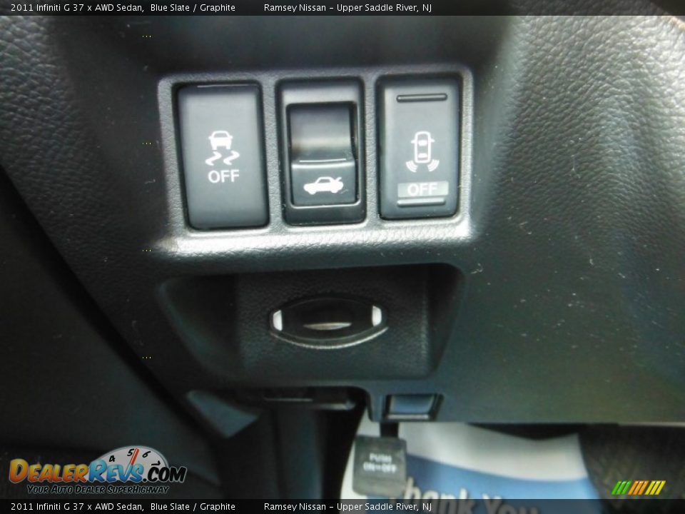2011 Infiniti G 37 x AWD Sedan Blue Slate / Graphite Photo #21