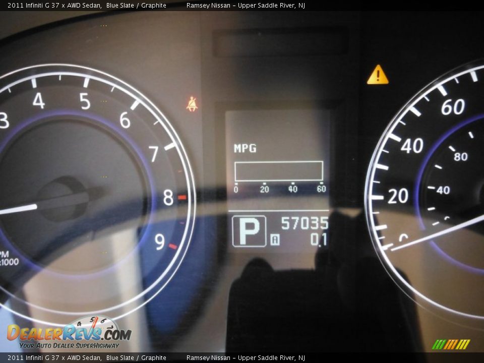 2011 Infiniti G 37 x AWD Sedan Blue Slate / Graphite Photo #24
