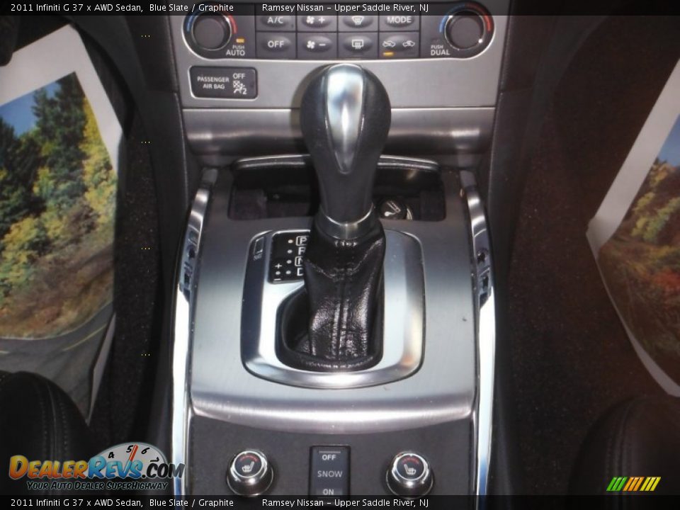 2011 Infiniti G 37 x AWD Sedan Blue Slate / Graphite Photo #27