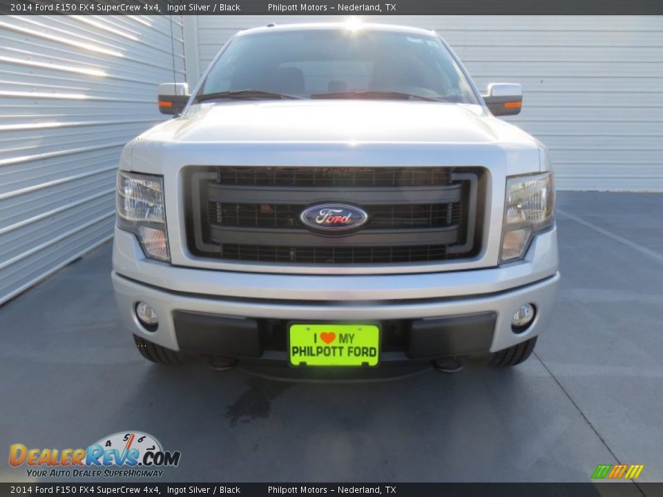 2014 Ford F150 FX4 SuperCrew 4x4 Ingot Silver / Black Photo #9