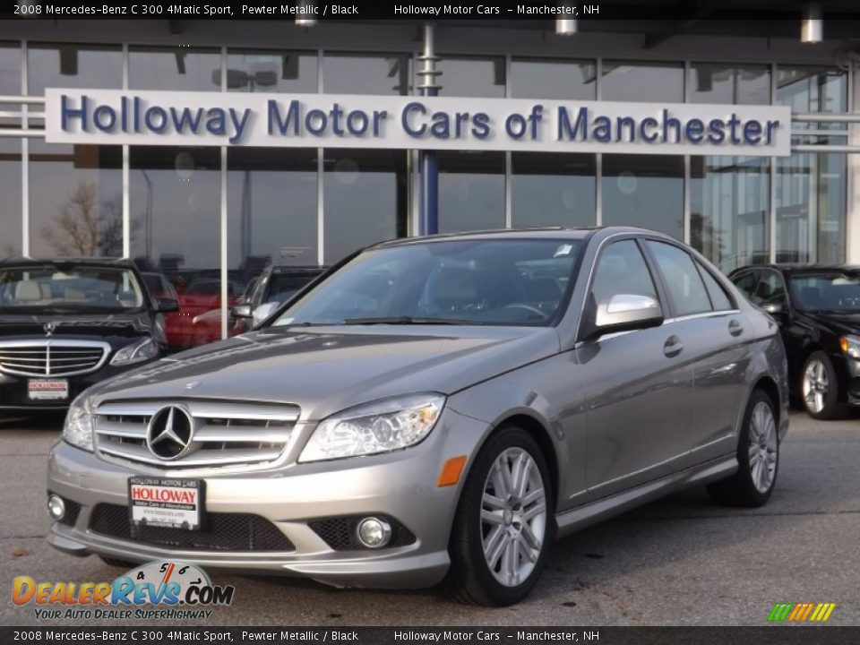 2008 Mercedes-Benz C 300 4Matic Sport Pewter Metallic / Black Photo #1