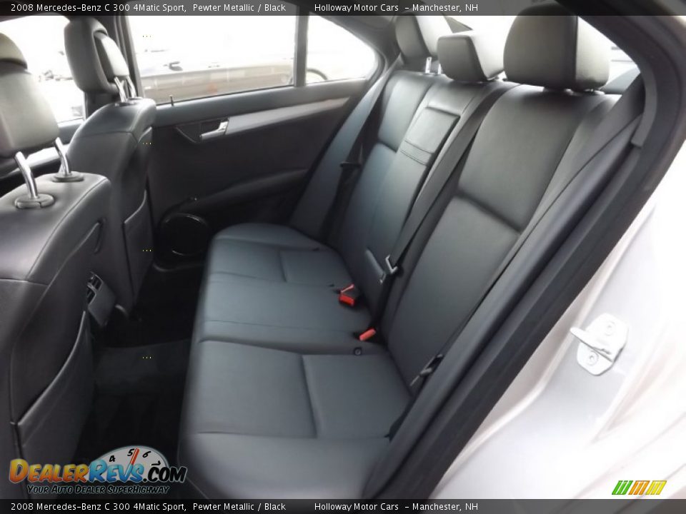 2008 Mercedes-Benz C 300 4Matic Sport Pewter Metallic / Black Photo #6