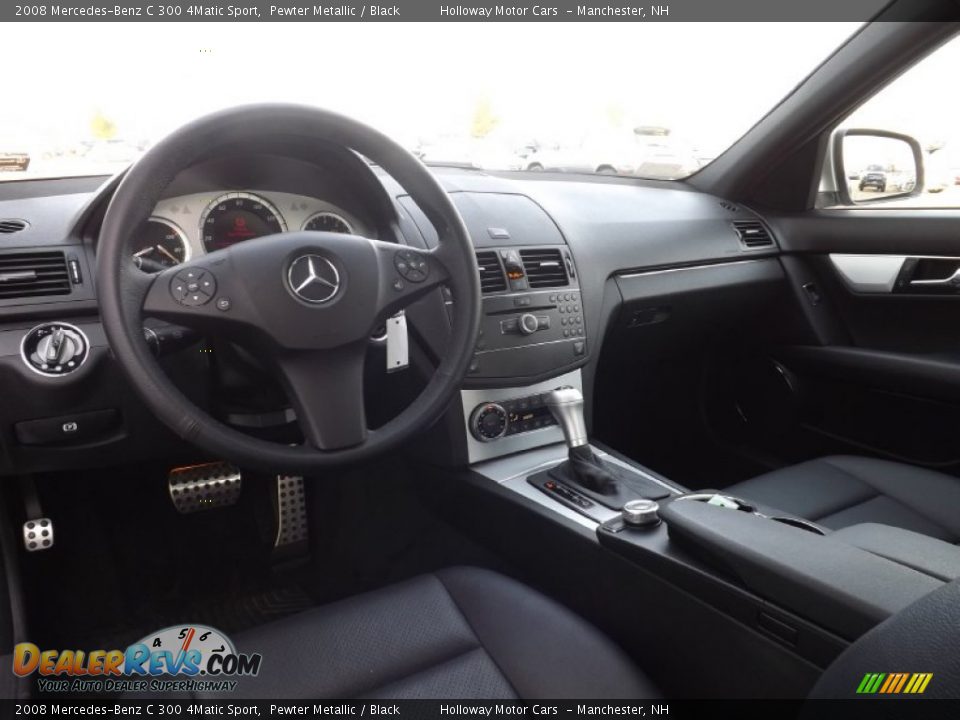 2008 Mercedes-Benz C 300 4Matic Sport Pewter Metallic / Black Photo #7