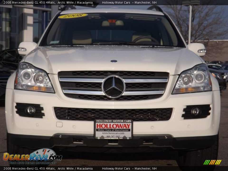 2008 Mercedes-Benz GL 450 4Matic Arctic White / Macadamia Photo #2
