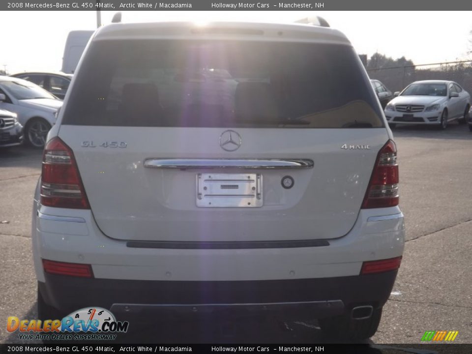 2008 Mercedes-Benz GL 450 4Matic Arctic White / Macadamia Photo #4