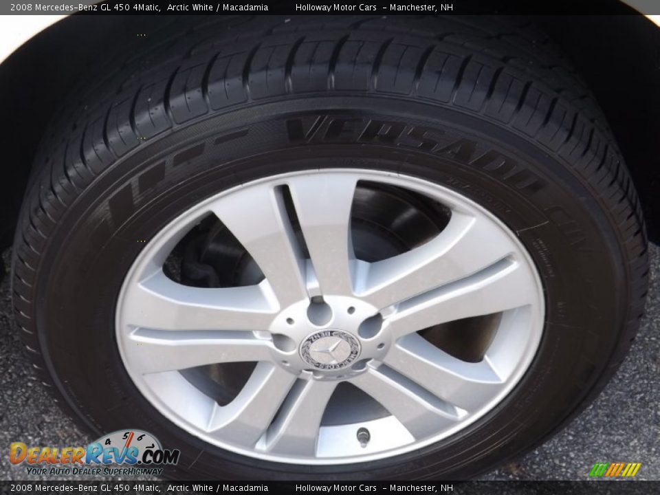 2008 Mercedes-Benz GL 450 4Matic Arctic White / Macadamia Photo #5