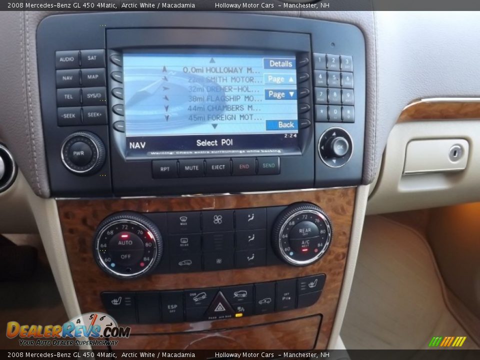 2008 Mercedes-Benz GL 450 4Matic Arctic White / Macadamia Photo #9
