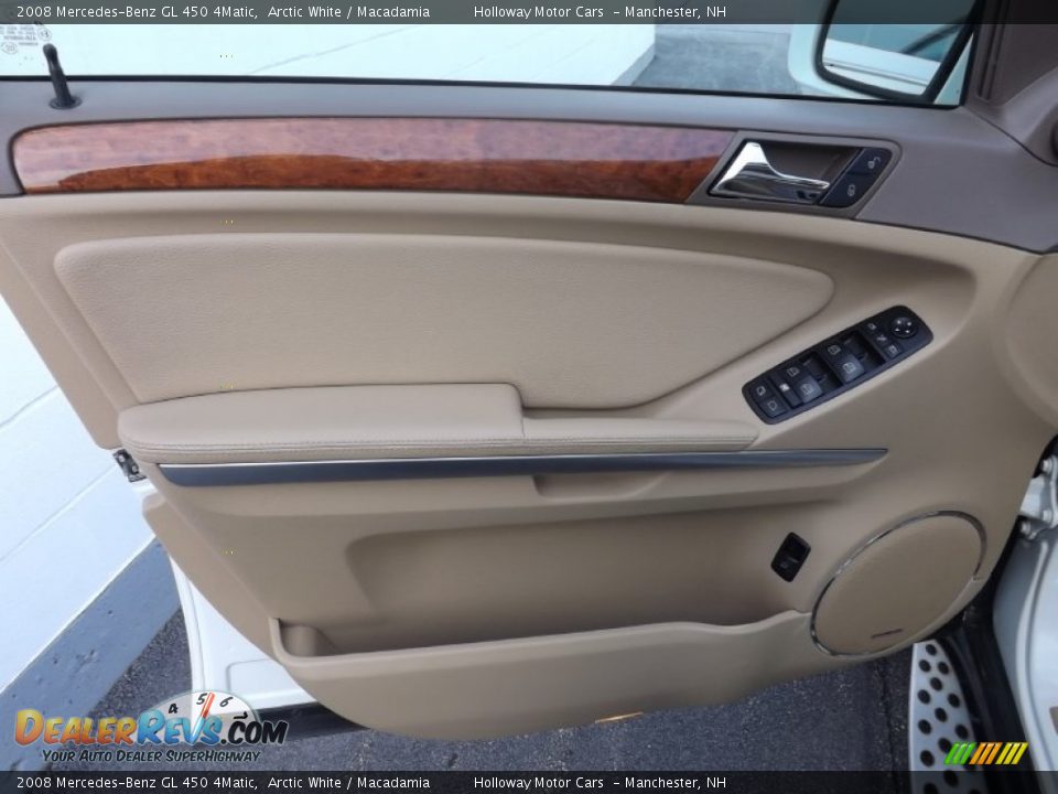 2008 Mercedes-Benz GL 450 4Matic Arctic White / Macadamia Photo #13