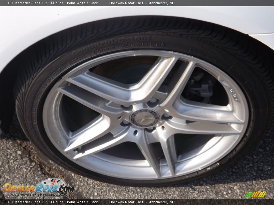 2013 Mercedes-Benz C 250 Coupe Polar White / Black Photo #5