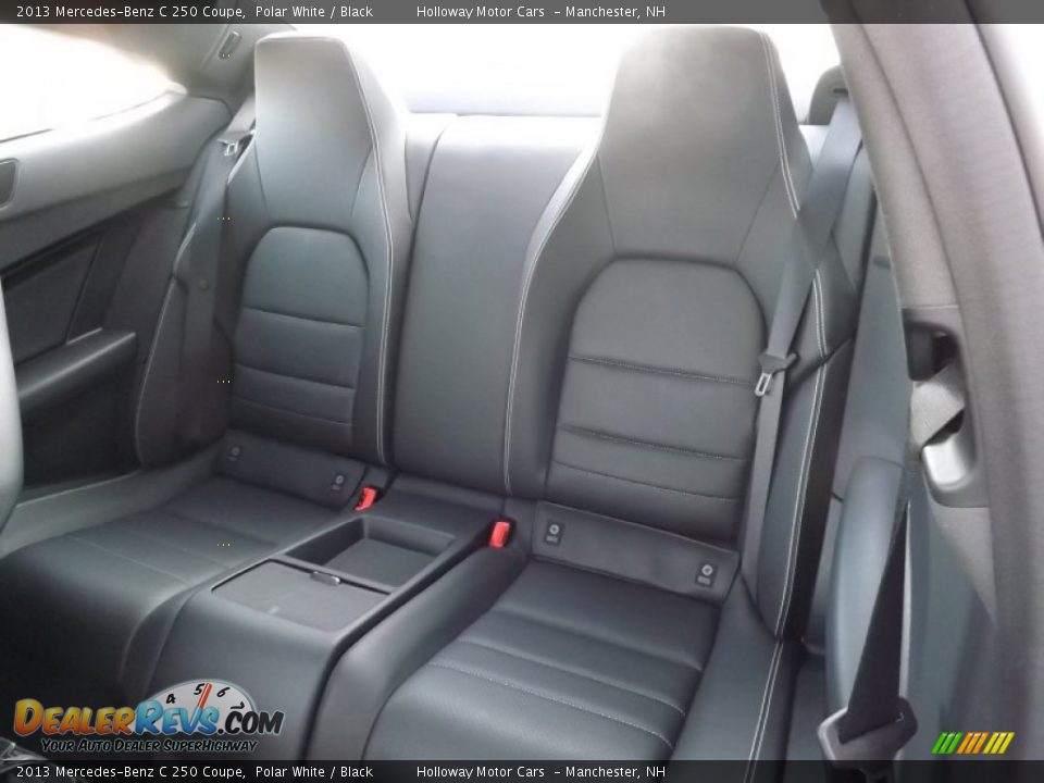 2013 Mercedes-Benz C 250 Coupe Polar White / Black Photo #6