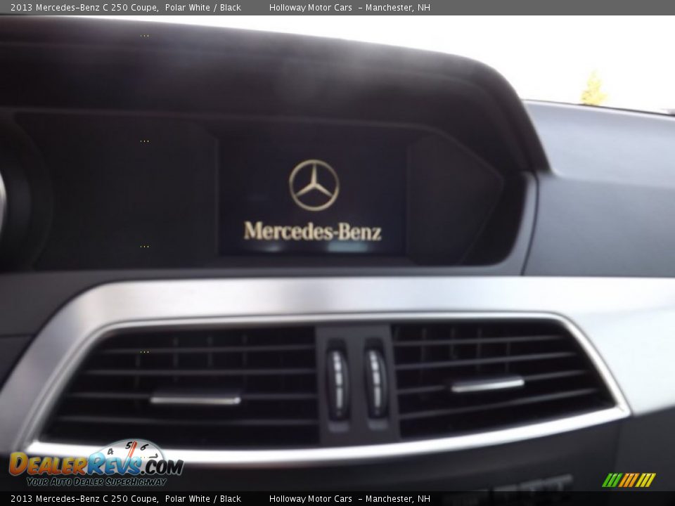 2013 Mercedes-Benz C 250 Coupe Polar White / Black Photo #8