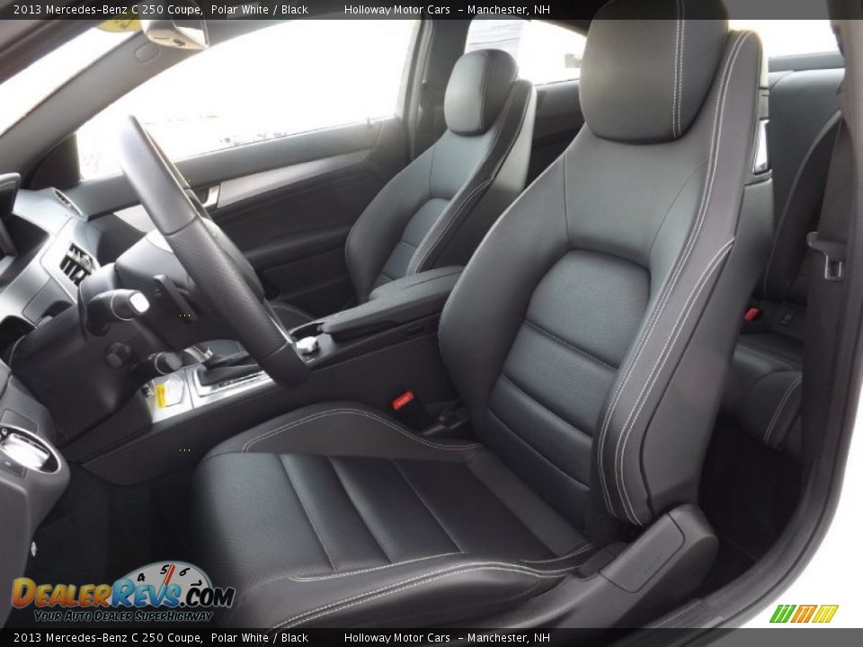 2013 Mercedes-Benz C 250 Coupe Polar White / Black Photo #10