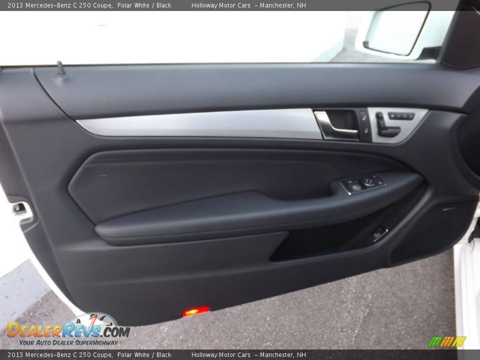 2013 Mercedes-Benz C 250 Coupe Polar White / Black Photo #11