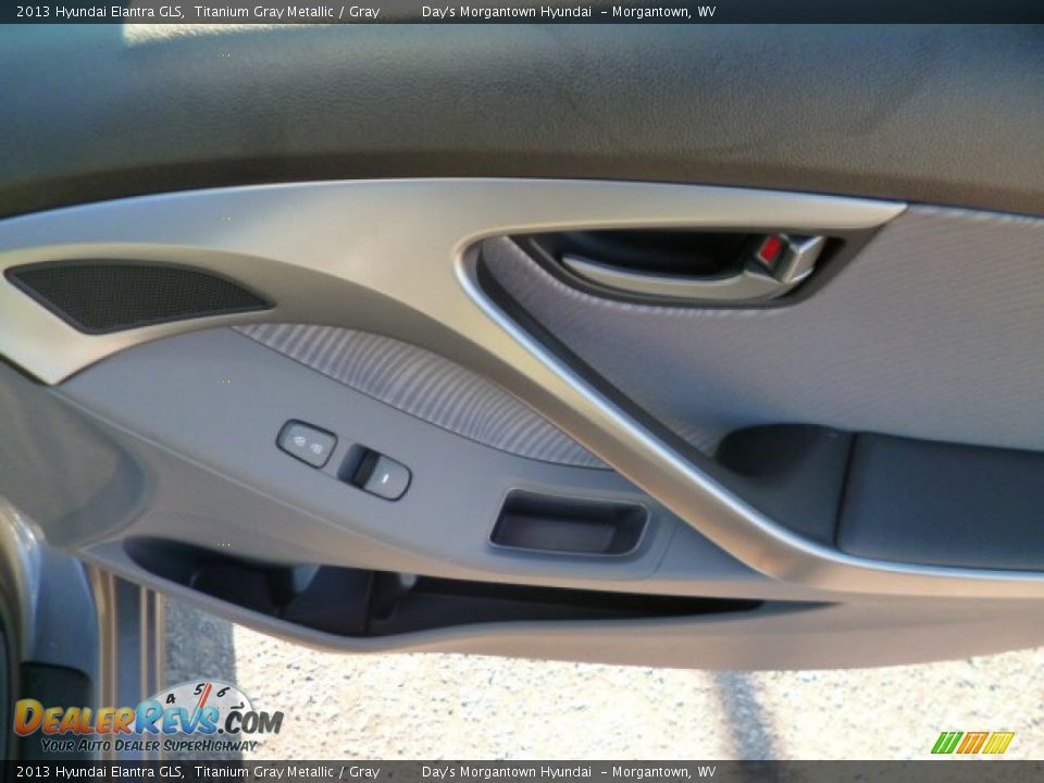 2013 Hyundai Elantra GLS Titanium Gray Metallic / Gray Photo #9