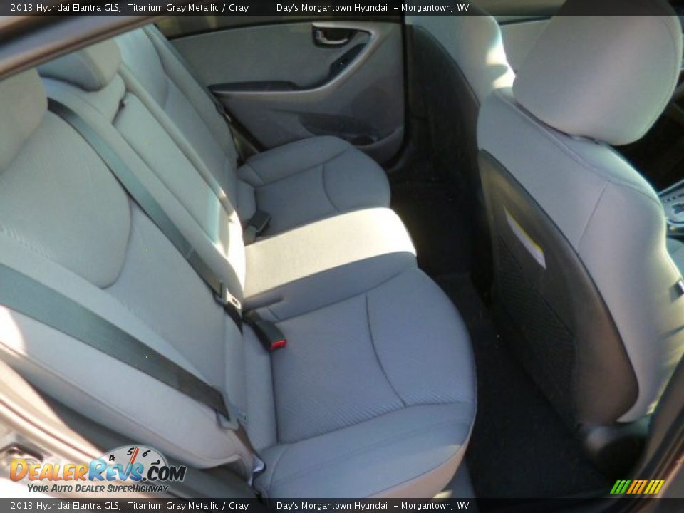 2013 Hyundai Elantra GLS Titanium Gray Metallic / Gray Photo #10