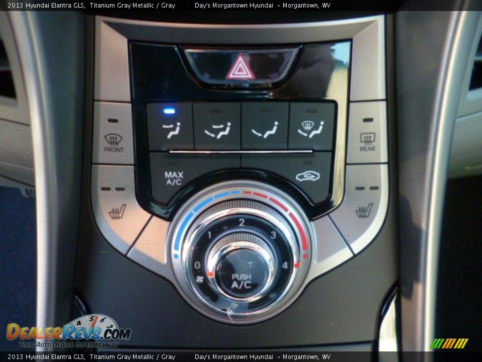 2013 Hyundai Elantra GLS Titanium Gray Metallic / Gray Photo #18