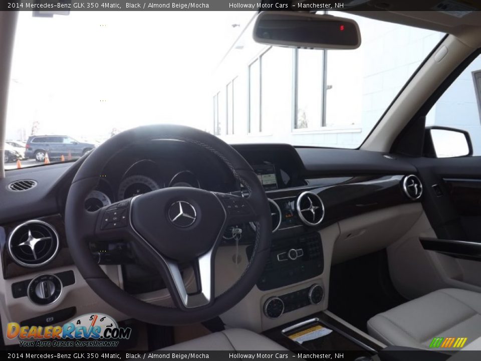 2014 Mercedes-Benz GLK 350 4Matic Black / Almond Beige/Mocha Photo #7