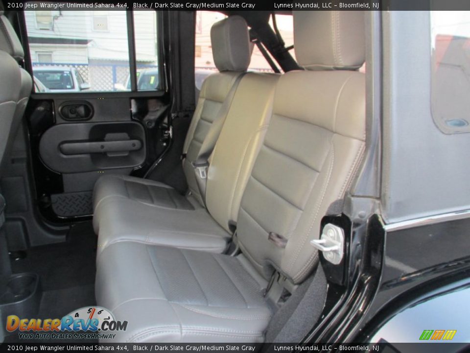 2010 Jeep Wrangler Unlimited Sahara 4x4 Black / Dark Slate Gray/Medium Slate Gray Photo #10