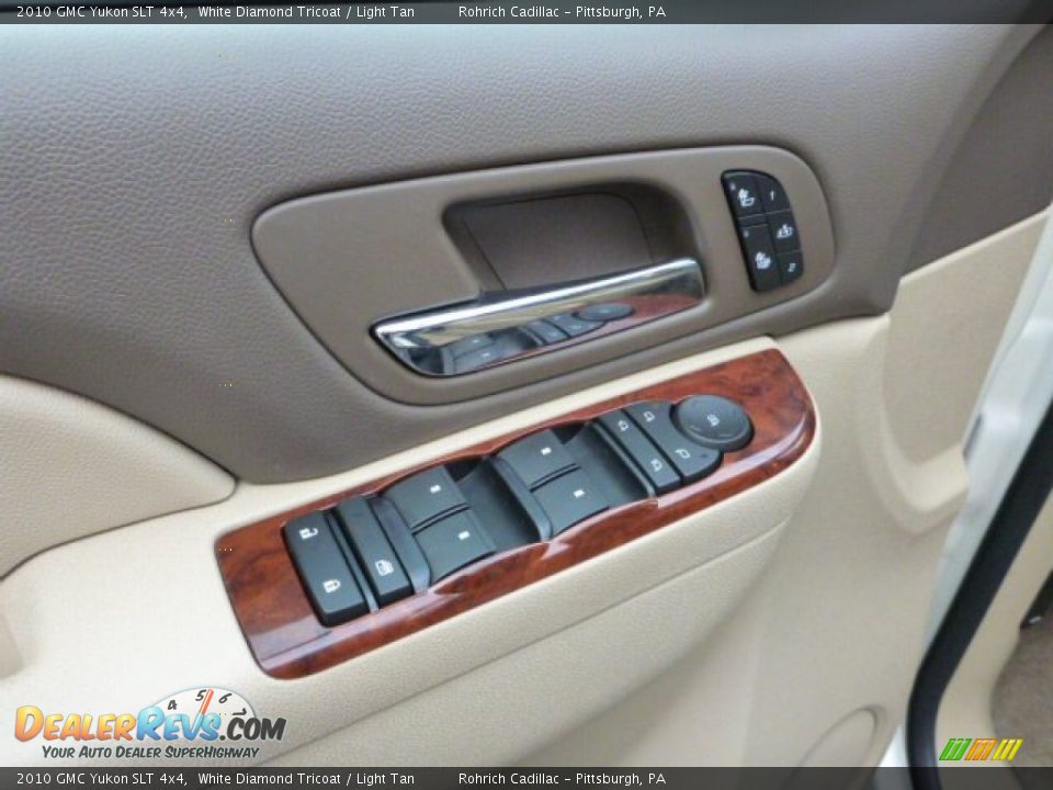 2010 GMC Yukon SLT 4x4 White Diamond Tricoat / Light Tan Photo #2