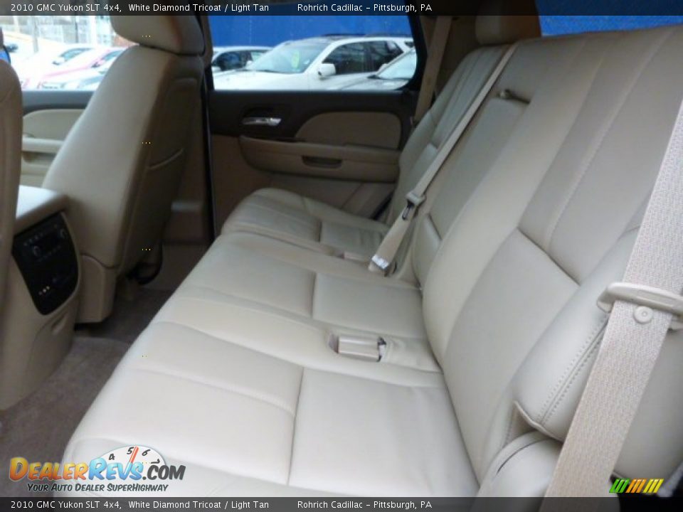 2010 GMC Yukon SLT 4x4 White Diamond Tricoat / Light Tan Photo #5