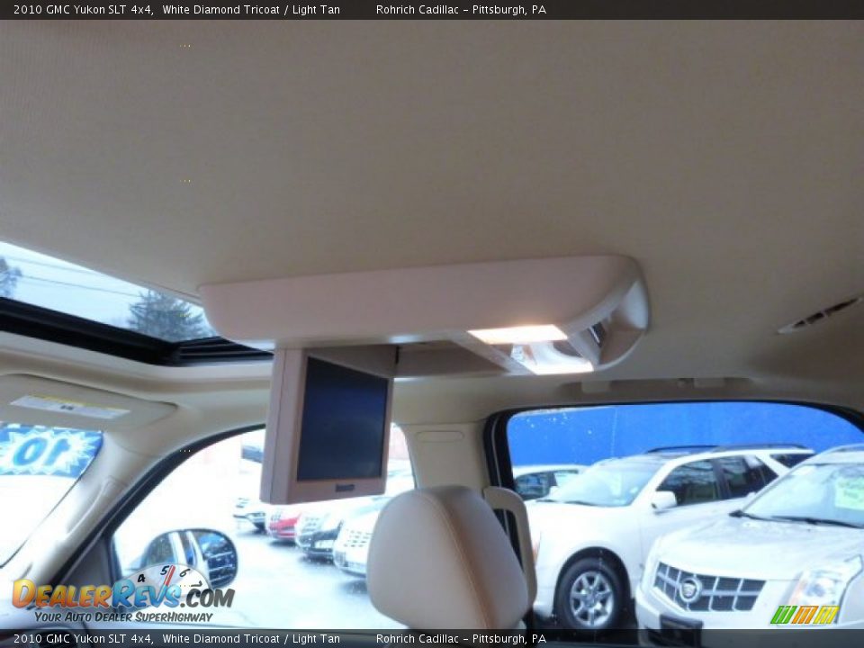 2010 GMC Yukon SLT 4x4 White Diamond Tricoat / Light Tan Photo #7