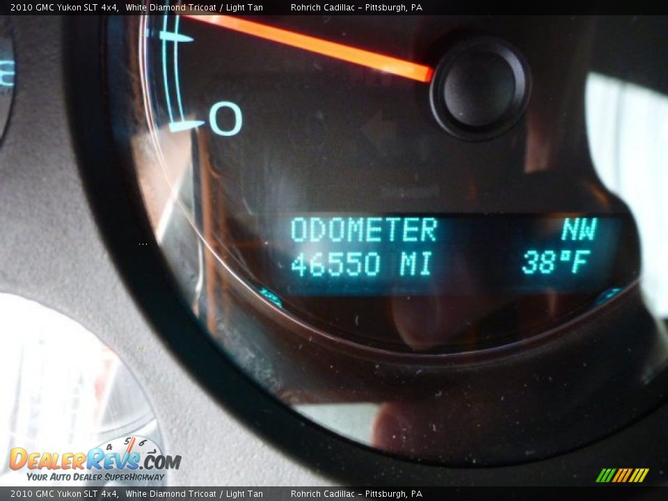 2010 GMC Yukon SLT 4x4 White Diamond Tricoat / Light Tan Photo #9
