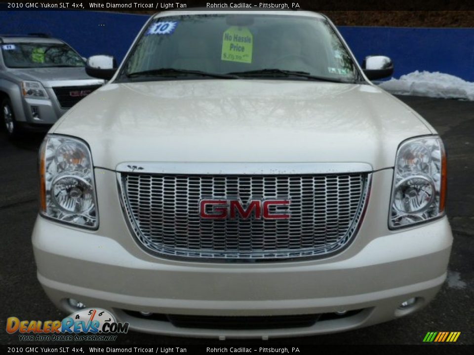 2010 GMC Yukon SLT 4x4 White Diamond Tricoat / Light Tan Photo #16