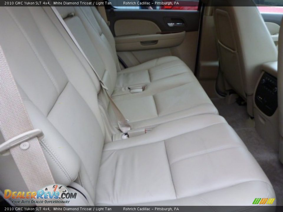 2010 GMC Yukon SLT 4x4 White Diamond Tricoat / Light Tan Photo #20