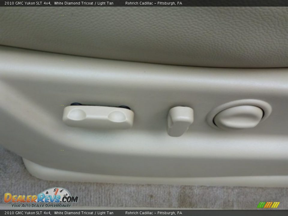 2010 GMC Yukon SLT 4x4 White Diamond Tricoat / Light Tan Photo #21