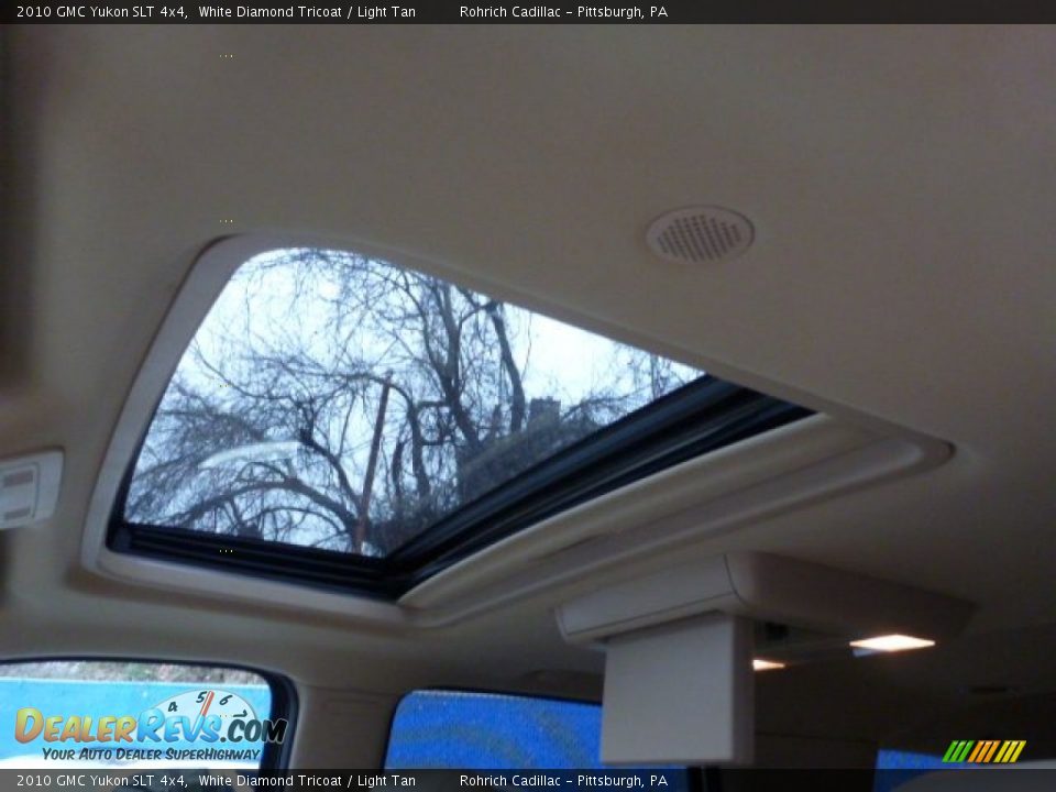 2010 GMC Yukon SLT 4x4 White Diamond Tricoat / Light Tan Photo #22